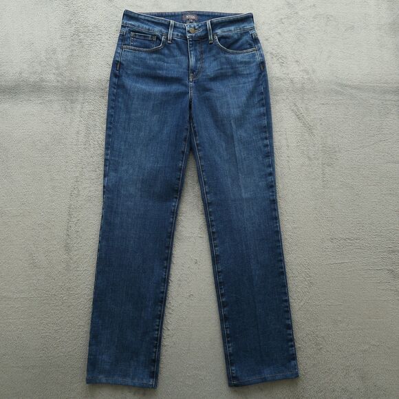 Not Your Daughters Jeans NYDJ Women's 4 Mid-Rise Marilyn Straight 30.5" Inseam - Picture 1 of 16